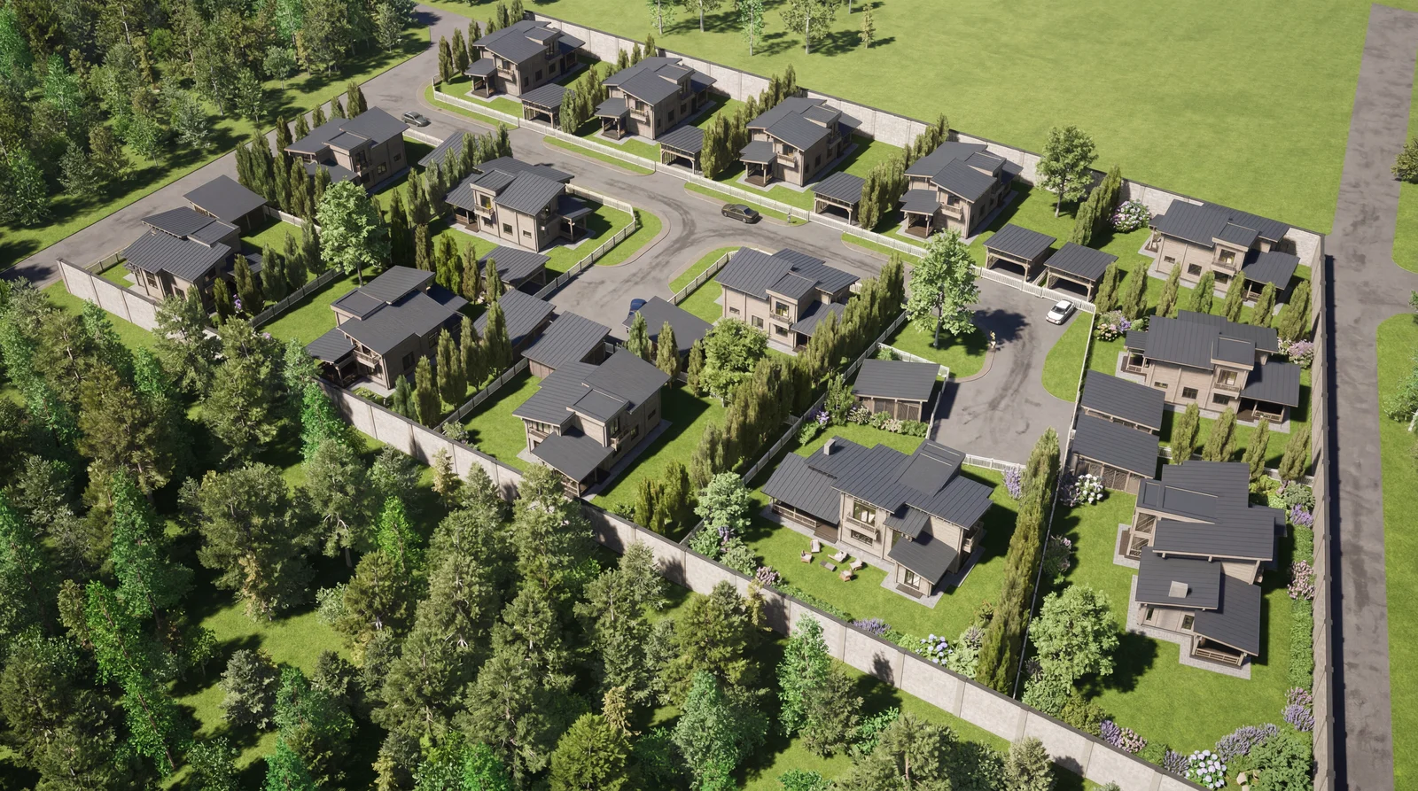 Коттеджный поселок - Лапино